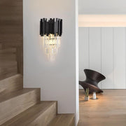 Aplica Candelabru Cristal BLOIS Piccolo, 2xE14, Negru Aplice de Interior Default Title Alessandro Design