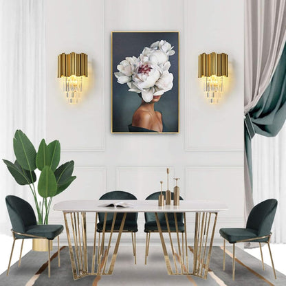 BLOIS Piccolo Cristal Lustrové svítidlo, 2xE14, zlaté Standardní vnitřní nástěnná svítidla Název Alessandro Design