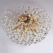 Křišťálový lustr MINUE, 4x G9, průměr 35 cm, lesklé zlaté Křišťálové lustry Výchozí název Alessandro Design