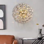 Křišťálový lustr MINUE, 4x G9, průměr 35 cm, lesklé zlaté Křišťálové lustry Výchozí název Alessandro Design