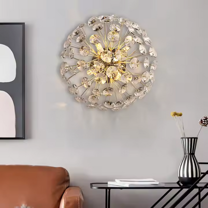 Křišťálový lustr MINUE, 4x G9, průměr 35 cm, lesklé zlaté Křišťálové lustry Výchozí název Alessandro Design