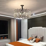 Candelabru Cristal MALBORK Eleganza 8xE14, Diametru 49cm, Negru, Inaltime Reglabila Candelabre Cristal Default Title Alessandro Design