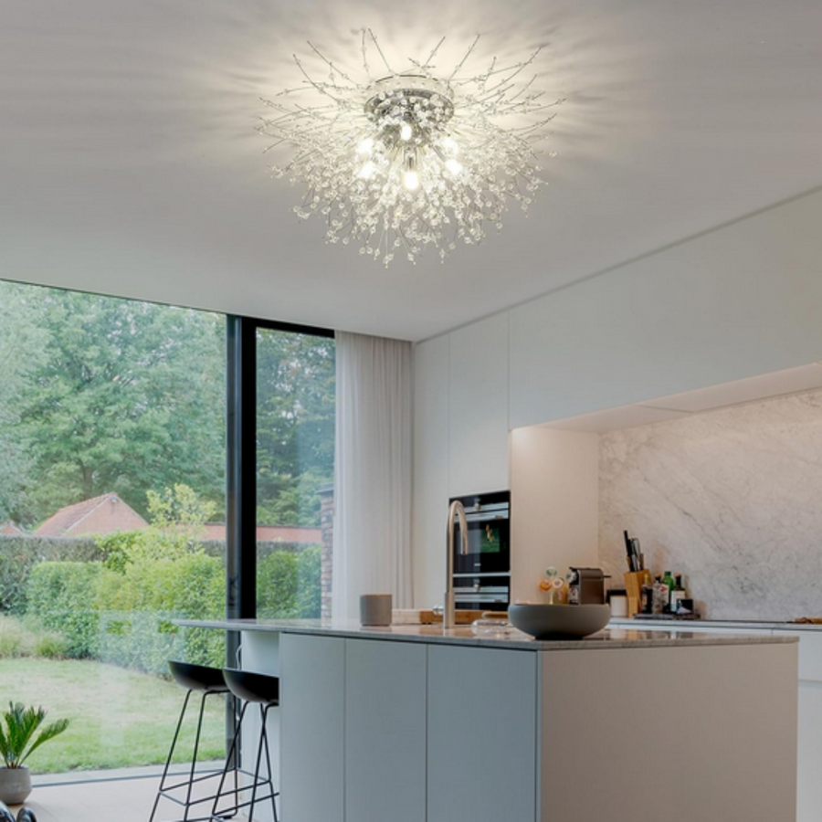 Křišťálový lustr RONDO Vivace, 6x G9, průměr 50 cm, lesklé zlaté Křišťálové lustry Výchozí název Alessandro Design