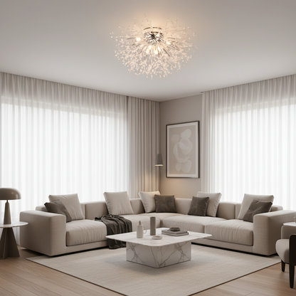 Křišťálový lustr RONDO Vivace, 8x G9, Průměr 60cm, Lesklý chrom Křišťálové lustry Výchozí název Alessandro Design