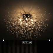 Křišťálový lustr RONDO Vivace, 8x G9, Průměr 60cm, Lesklý chrom Křišťálové lustry Výchozí název Alessandro Design