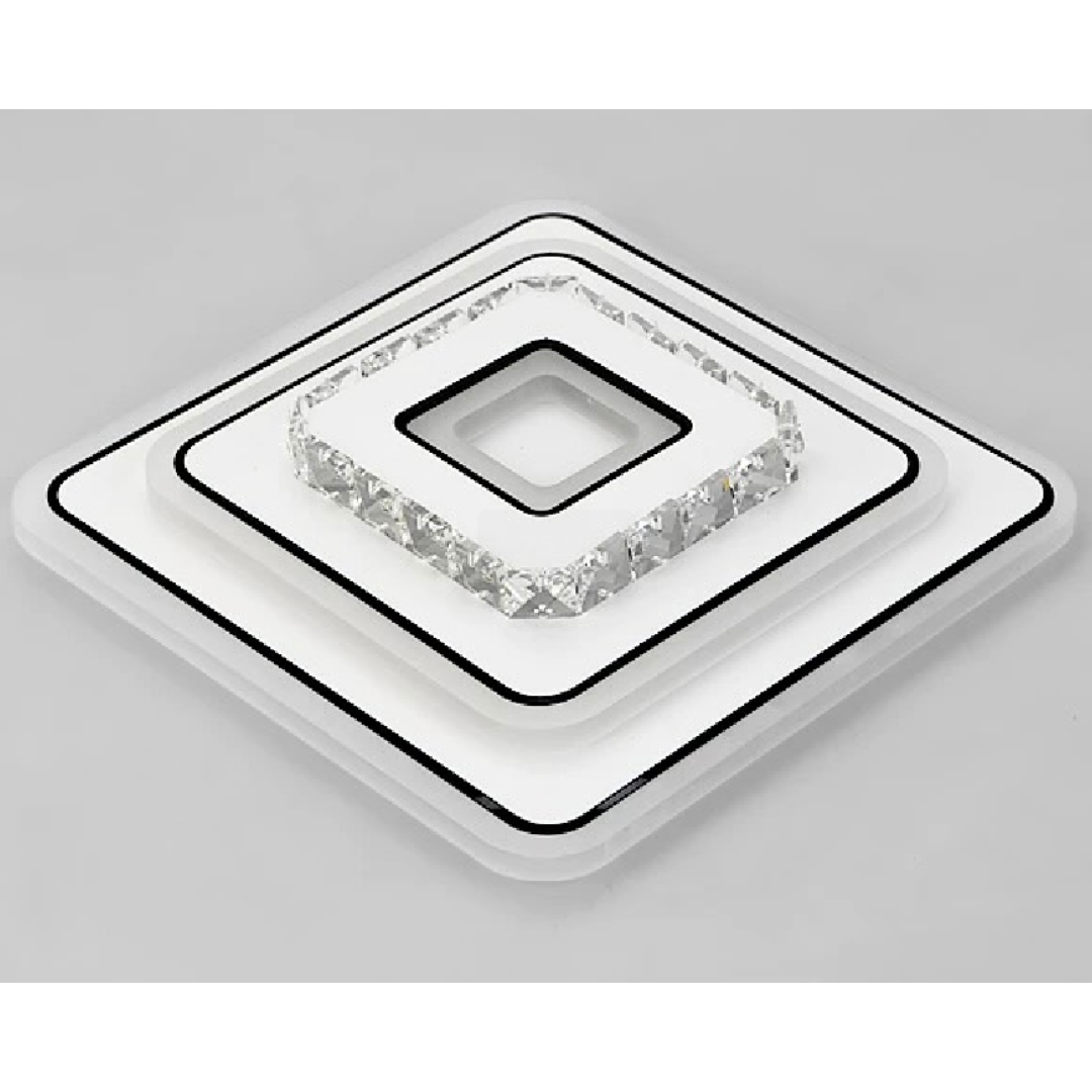 LED krystalový lustr ARABELA 40W, studené/teplé/neutrální světlo, bílé LED lustry Výchozí název Alessandro Design