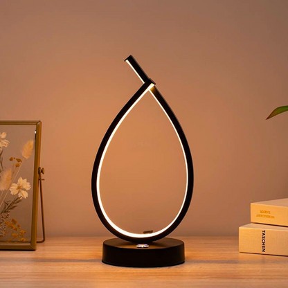 LED lampa Genesis, 10W, studené/teplé/neutrální světlo, kov a akryl, černá lampy a lampy Výchozí název Alessandro Design