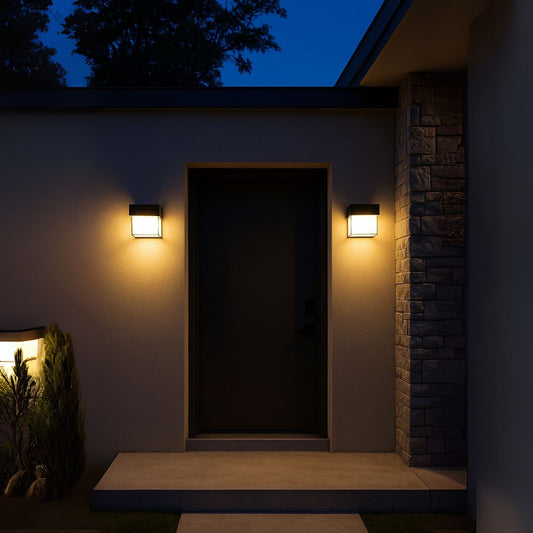 Aplica LED Exterior AMIRA, 1 Sursa de lumina, Lumina Calda, Negru Aplice de Exterior Default Title Alessandro Design