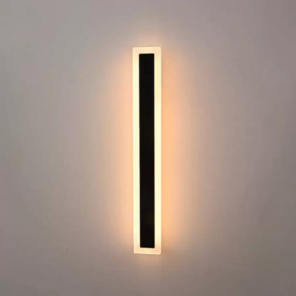 Venkovní nástěnné LED svítidlo Mack, délka 60 cm, 8 W, IP65, kov, lineární, černá Venkovní nástěnná svítidla Výchozí název Alessandro Design