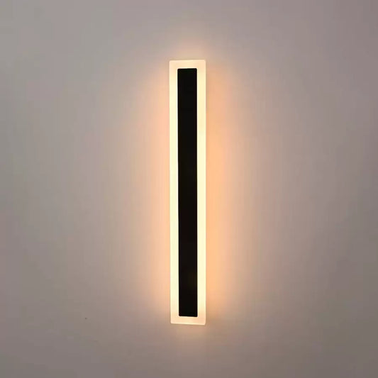 Venkovní nástěnné LED svítidlo Mack, délka 60 cm, 8 W, IP65, kov, lineární, černá Venkovní nástěnná svítidla Výchozí název Alessandro Design