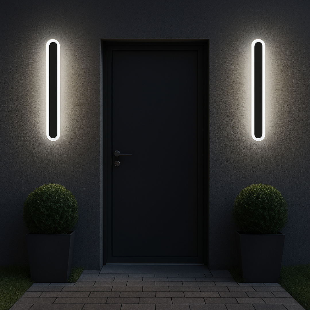 Venkovní nástěnné LED svítidlo SUHA, délka 30 cm, 4W, IP65, kov, lineární, černá Venkovní nástěnná svítidla Výchozí název Alessandro Design