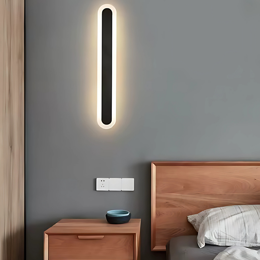 Venkovní nástěnné LED svítidlo SUHA, délka 30 cm, 4W, IP65, kov, lineární, černá Venkovní nástěnná svítidla Výchozí název Alessandro Design