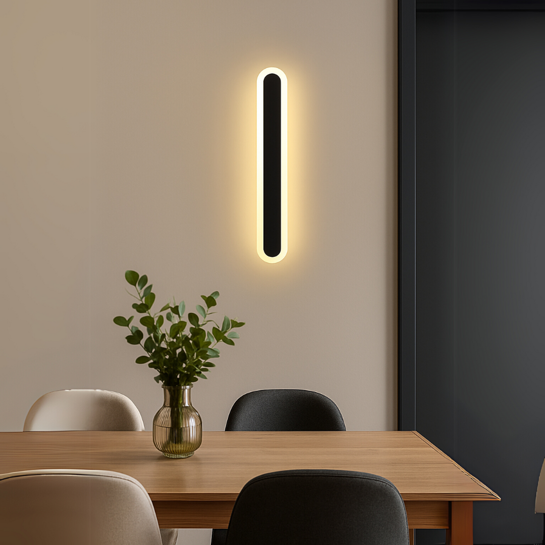 Venkovní nástěnné LED svítidlo SUHA, délka 70 cm, 10 W, IP65, kov, lineární, černá Venkovní nástěnná svítidla Výchozí název Alessandro Design