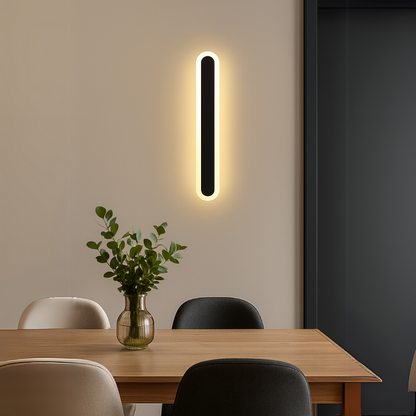 Venkovní nástěnné LED svítidlo SUHA, délka 70 cm, 10 W, IP65, kov, lineární, černá Venkovní nástěnná svítidla Výchozí název Alessandro Design