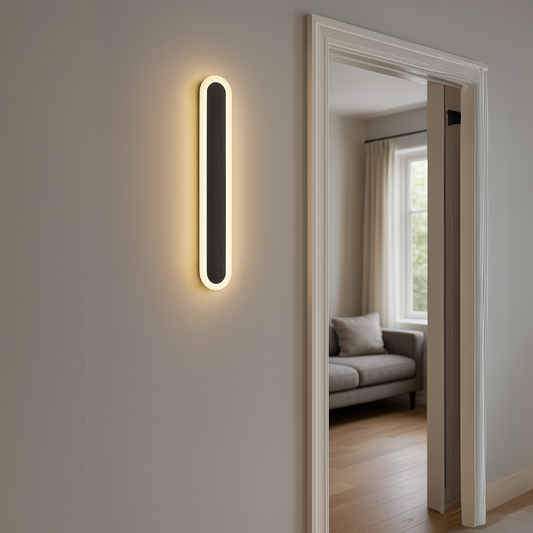 Venkovní nástěnné LED svítidlo SUHA, délka 70 cm, 10 W, IP65, kov, lineární, černá Venkovní nástěnná svítidla Výchozí název Alessandro Design