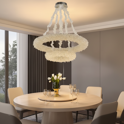 Křišťálový lustr s dálkovým ovládáním, PRAHA Imperio, 78W, průměr 71cm, studené/teplé/neutrální světlo, zlatá, nastavitelná výška LED lustr s dálkovým ovládáním Výchozí název Alessandro Design