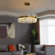 CASERTA Regalis LED lustr s dálkovým ovládáním, 95W, stmívatelný, průměr 80cm, zlaté LED lustry s dálkovým ovládáním Výchozí název Alessandro Design
