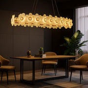 Candelabru Cristal Cadenza Allegro, 80W, Lumina Calda/Neutra/Rece, Inaltime reglabila, Auriu Candelabre Cristal Default Title Alessandro Design