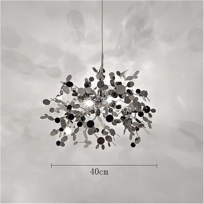 Moderní svícen, CAPRICIO Allegro, 2xE14, průměr 40 cm, lesklý chrom, nastavitelná výška Moderní svícen Výchozí název Alessandro Design