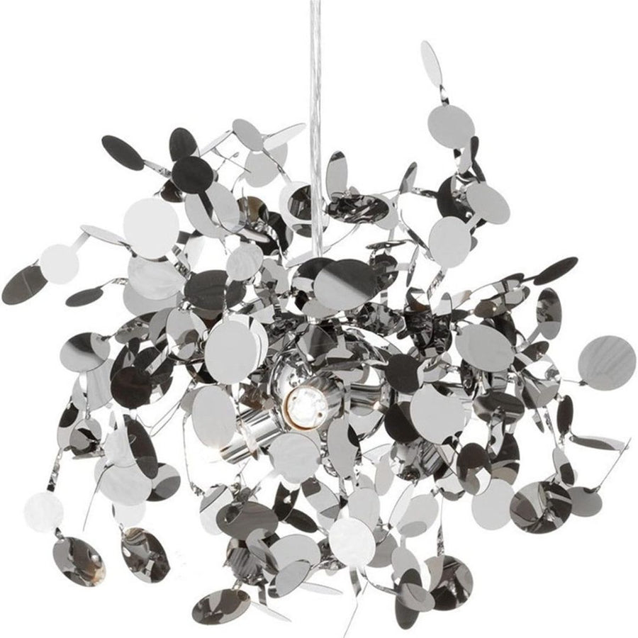 Moderní svícen, CAPRICIO Allegro, 2xE14, průměr 40 cm, lesklý chrom, nastavitelná výška Moderní svícen Výchozí název Alessandro Design