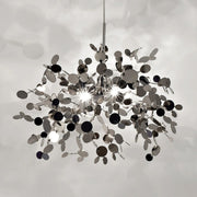 Moderní svícen, CAPRICIO Allegro, 2xE14, průměr 40 cm, lesklý chrom, nastavitelná výška Moderní svícen Výchozí název Alessandro Design