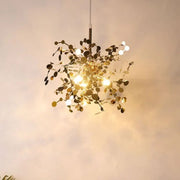 Moderní svícen, CAPRICIO Allegro, 2xE14, Průměr 40 cm, Zlatá, Nastavitelná výška Moderní svícen Výchozí název Alessandro Design