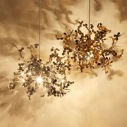 Moderní svícen, CAPRICIO Allegro, 2xE14, Průměr 40 cm, Zlatá, Nastavitelná výška Moderní svícen Výchozí název Alessandro Design