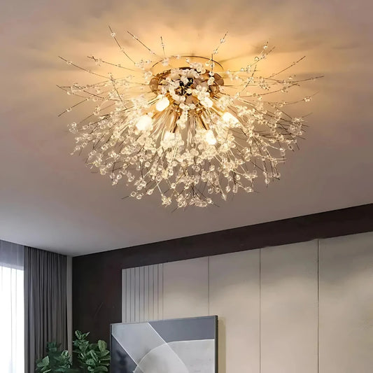 Křišťálový lustr RONDO Vivace, 5x G9, průměr 40 cm, lesklé zlaté Křišťálové lustry Výchozí název Alessandro Design