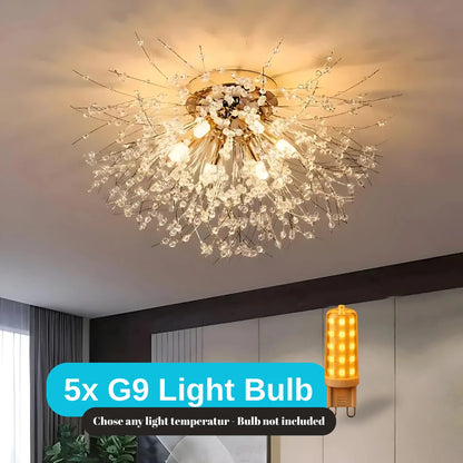 Křišťálový lustr RONDO Vivace, 5x G9, průměr 40 cm, lesklé zlaté Křišťálové lustry Výchozí název Alessandro Design