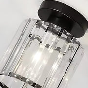 Klasický lustr, gruzínský, 1x E27, skleněné stínidlo, černý, kov a sklo Klasické lustry Výchozí název Alessandro Design