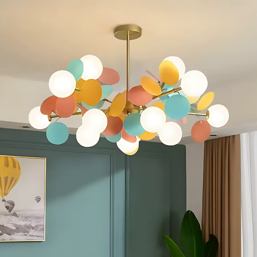 Závěsný lustr SVEN, 15x G9, vícebarevné moderní lustry Výchozí název Alessandro Design