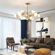 Závěsný lustr SVEN, 15x G9, bílé Moderní lustry Výchozí název Alessandro Design