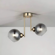 MODUS moderní žárovkový lustr, 2x E27, zlatý, kovový Moderní lustry Výchozí název Alessandro Design