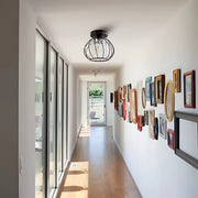 Lustr Monica, 1 X E27, Ø 16 cm, černý, kov / sklo Klasické lustry Výchozí název Alessandro Design