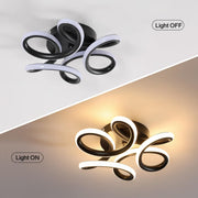 LED lustr VERTEX HELIX, 65W, studené/teplé/neutrální světlo, černé LED lustry Výchozí název Alessandro Design