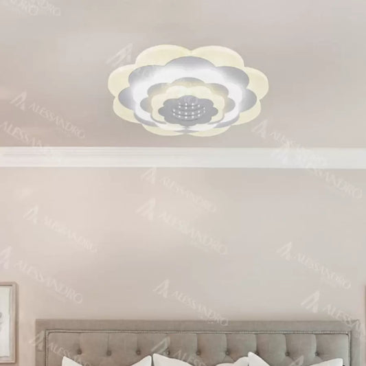 LED lustr NEXA 3D, 20W, průměr 24cm, studené/teplé/neutrální světlo, bílé LED lustry Výchozí název Alessandro Design