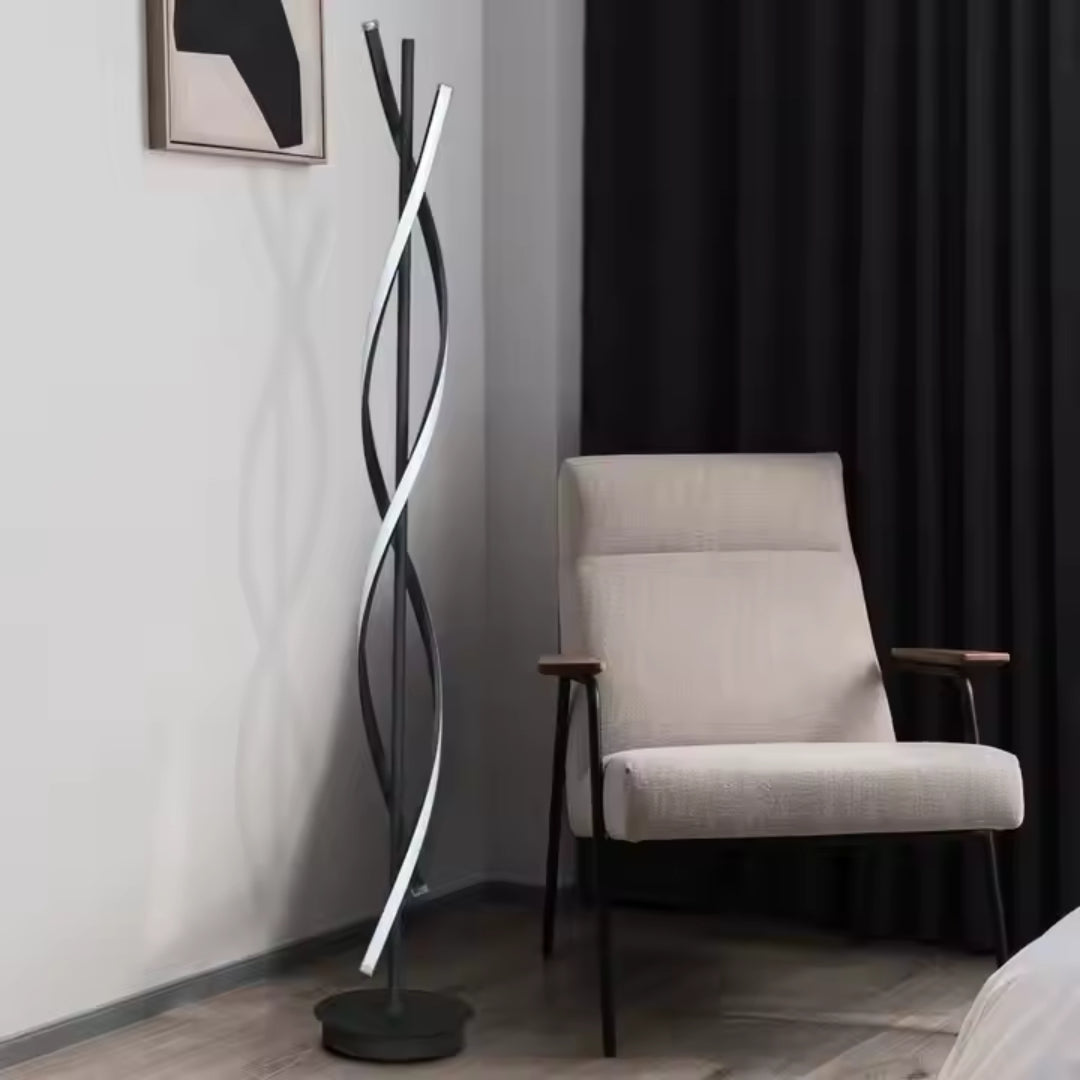 Usilon LED lampa, 27W, 3000K/ 4000K/6000K, kov a akryl, černá veioze a výchozí název Alessandro Design