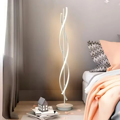 Usilon LED lampa, 48W, studené/teplé/neutrální světlo, kov a akryl, bílá veioze a výchozí název Designová lampa Alessandro