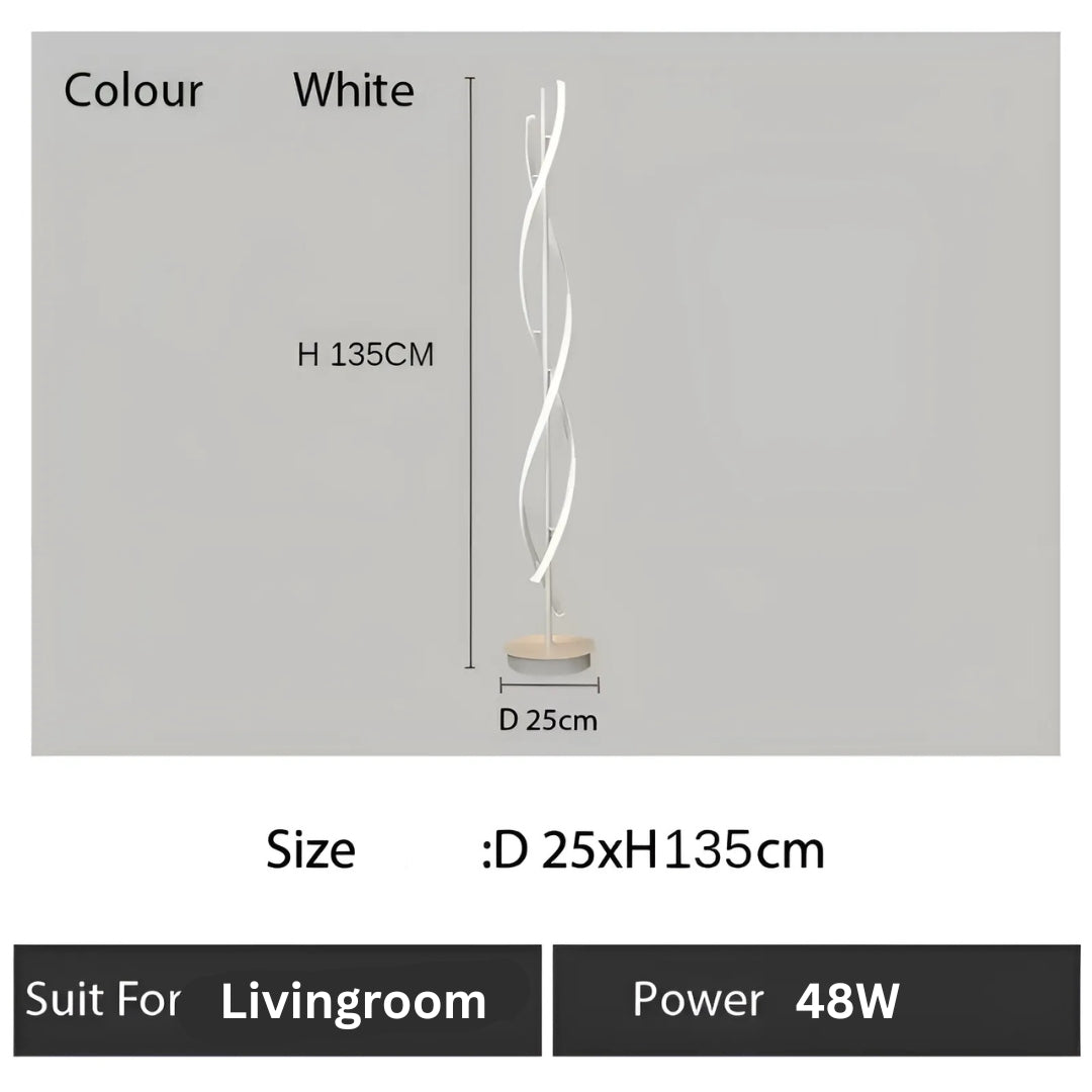 Usilon LED lampa, 48W, studené/teplé/neutrální světlo, kov a akryl, bílá veioze a výchozí název Designová lampa Alessandro
