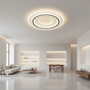 LED lustr s dálkovým ovládáním LINEA 125W, kulatý, studené/teplé/neutrální světlo, stmívatelný, černý
