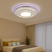 LED lustr s dálkovým ovládáním MIRALUX RGB, 62W, Modré/Studené/Neutrální/Teplé světlo, Stmívatelné, Bílý LED lustr s dálkovým ovládáním Výchozí název Alessandro Design