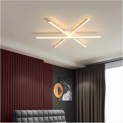 LED lustr s dálkovým ovládáním ZOE, 40W, Studené/Teplé/Neutrální světlo, Stmívatelné, Bílá