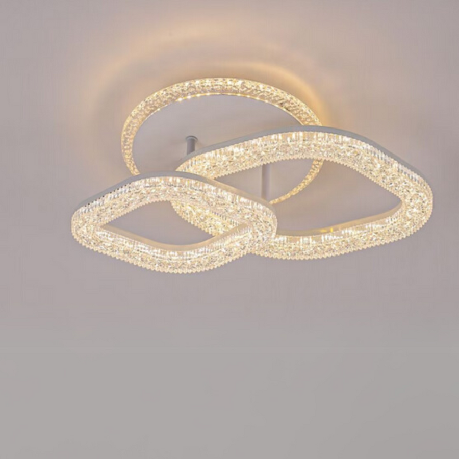 Asgard LED lustr 29W s dálkovým ovládáním, stmívatelné světlo, bílé LED lustry s dálkovým ovládáním Výchozí název Alessandro Design