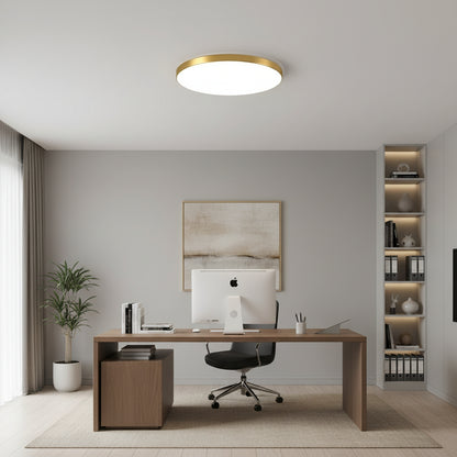 LED stropní svítidlo SOLIS 37cm 33W Cold Light Gold