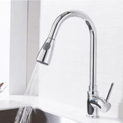 Kuchyňská baterie s výsuvnou sprchou, dotyková baterie pro zapnutí/vypnutí, SUS304 Nerezová ocel, Chrome, CF/TOUCH/1 Kuchyňské baterie Výchozí název Alessandro Design