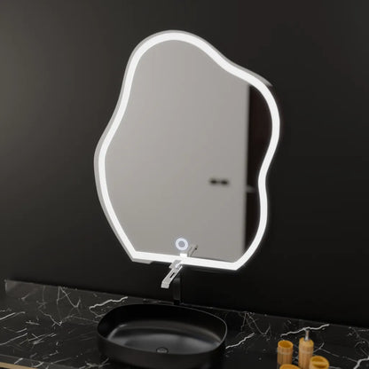 Organické LED zrcadlo 50x70cm, Touch Form, Demist System, Stmívatelné zrcátka Korman E Výchozí název Alessandro Design