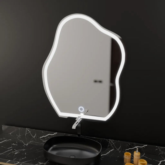 Organické LED zrcadlo 50x70cm, Touch Form, Demist System, Stmívatelné zrcátka Korman E Výchozí název Alessandro Design