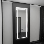 Obdélníkové LED zrcadlo, 60x150cm, Alessia Marcello Radarový senzor, Systém odmlžování, Hodiny & Teploměr, Dimabila, Toaletní Zrcadla Toaletní Zrcadla Výchozí název Alessandro Design