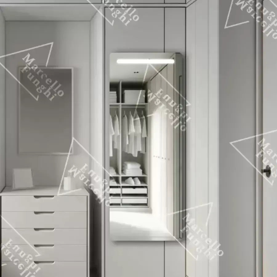 Obdélníkové LED zrcadlo, 60x150cm, Marcello Touch Dressing Couture Toaletní zrcadla Výchozí název Alessandro Design