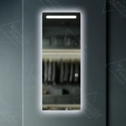 Obdélníkové LED zrcadlo, 60x150cm, Marcello Touch Dressing Couture Toaletní zrcadla Výchozí název Alessandro Design